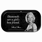Marilyn Monroe Diamonds Are Mini Tin Sign